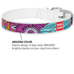 Load image into Gallery viewer, Design Leather Dog Collar for Puppy Small Medium and Large Dogs Boy & Girl Leather Dog Collar Leather Buckle Dog Collar White (10 1 4 13 3 4 Neck * 3 5 Wide Ethno 1)
