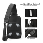 Load image into Gallery viewer, Kingsons Crossbody Bag for Men & Women Small Crossbody Casual Travel Tiny Sport Hiking Cycling Day Bag