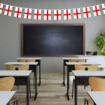 Load image into Gallery viewer, G128 England English Bunting Banner Flag 8.2 x 5.5 Inch, Full String 33 Feet Printed 150D Polyester, Decorations For Bar, School, Festival Events Celebration