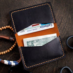 Load image into Gallery viewer, Leather Cardholder Wallet Compact Slim Design for Men & Women Front Pocket Credit Card Holder Business Card Case