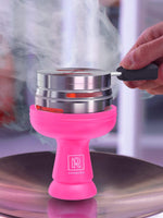 Load image into Gallery viewer, Blue Hookah Bowl Set Silicone Premium Shisha Bowl Phunnel for Smoking with Tongs