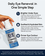 Load image into Gallery viewer, Under Eye Cream for Puffiness and Bags Under Eyes 1 fl oz Eye Bags Treatment for Men Women Anti Wrinkle Cream for Dark Circles Baggy Eyes Treatment for Women with Retinol Hyaluronic Acid & Caffeine