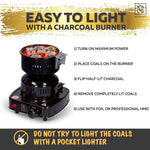 Load image into Gallery viewer, Hookah Charcoal Coals for Hookah Coconut XL Pack 84 Count 2.6 lbs 100% Natural