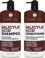 Load image into Gallery viewer, Salicylic Acid Shampoo and Conditioner Set Scalp Exfoliator Formula for Flakes