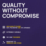 Load image into Gallery viewer, Purple Spandex Table Covers 6ft 2 Pack Elegant Durable Stretchy 6ft Table Cover Fitted Wrinkle and Stain Resistant Elastic Leg Pockets