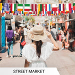 Load image into Gallery viewer, G128 European Union EU Bunting Banner Flag 8.2 x 5.5 Inch, Full String 27 Feet Printed 150D Polyester, Decorations For Bar, School, Festival Events Celebration