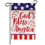 Load image into Gallery viewer, Garden Flag God Bless America USA Flag Accent 12x18 Inch Patriotic Printed