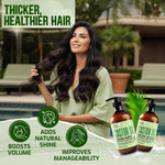 Load image into Gallery viewer, Castor Oil Shampoo and Conditioner Set 16 Fl Oz Set of 2 Sulfate Free Volume Thickening Products for Fine Thinning Hair Anti Breakage and Volumizing Thick Professional Salon Formula