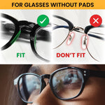 Load image into Gallery viewer, Glasses Nose Grips Non Slip 16 Pairs Silicone Eyeglass Nose Pads Anti Slip 1mm x 7mm x 16mm Adhesive Nose Pads Glasses for Comfort Sunglass Nose Pads Cushion Glasses Bridge Accessories