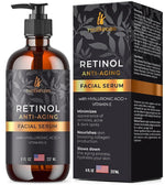 Load image into Gallery viewer, Retinol Serum for Face with Hyaluronic Acid Vitamin E and A Aloe Vera 8 Oz
