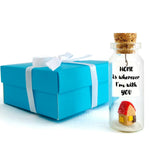 Load image into Gallery viewer, Cute Girlfriend and Boyfriend Gifts Personalized Anniversary Present for Her Him Custom Birthday Gift Idea for Women Men (Home is Wherever I'm with You in Wooden Frame)