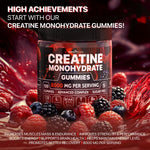 Load image into Gallery viewer, Creatine Monohydrate Gummies Complex 8000mg Chewable for Women and Men with L