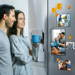Load image into Gallery viewer, 10 Pack Magnetic Frames 8.5 x 11 inch Magnetic Picture Frames for Fridge Magnetic Picture Frames for Refrigerator Magnetic Photo Sleeves Locker Magnet Frame Magnetic Photo Pockets Magnetic Picture Holder