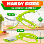 Load image into Gallery viewer, Salad Scissors for Chopped Salad Tool Vegetable Scissors Food Cutter Salad Chopper Scissors Salad Cutter Chopper Lettuce Shredder Lettuce Chopper for Chopped Salad Chopper Tool