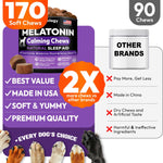 Load image into Gallery viewer, Melatonin for Dogs Calming Chews for Dogs Made in USA