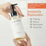 Load image into Gallery viewer, Makeup Cleansing Oil 6.76 fl oz Pore Blackheads Cleansing Olive Oil Tea Tree