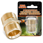 Load image into Gallery viewer, Pressure Washer Hose Connector M22 14mm Pressure Washer Hose Coupler 4500 PSI Heavy Duty Brass Quick Connect and No Leak Design Easy & Secure Installation for Home & Professional Use