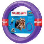Load image into Gallery viewer, Dog Ring Fetch Toy Small Dogs Mini Size 2 Rings Purple