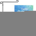 Load image into Gallery viewer, G128 Combo Pack: Garden Flag Stand Black 36x16 Inch & Garden Flag Merry Christmas Santa with Reindeer Selfie 12x18 Inch