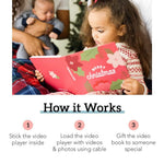 Load image into Gallery viewer, Memories Video Book Create Your Own Digital Greeting Card Gift with Your Memories Anniversary Christmas Wedding Plays 10 Minutes of Video and Photos