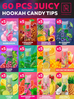 Load image into Gallery viewer, Candy Hookah Tips 60 pcs Glow in The Dark Jolly Tips Individually Wrapped