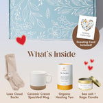 Load image into Gallery viewer, Comforting Care Package for Women Organic Self Care Get Well Soon Gift Basket