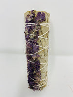 Load image into Gallery viewer, Bholi Sage Plus Sage Smudge Kit for Cleansing Negative Energy Lavender with White Sage Smudge Sticks Pack of 4