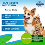 Load image into Gallery viewer, Cat & Dog Hemp Oil Drops Pet Calming Anti Anxiety & Herbal Stress Relief Natural Organic Liquid Medication for Arthritis & Hip Joint Pain Releaf Dog Sedative Supplements Made in USA