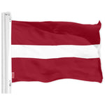 Load image into Gallery viewer, G128 Combo Pack: American USA Flag 3x5 Ft & Latvia Flag 3x5 Ft, Both Printed 150D Polyester, Indoor/Outdoor, Brass Grommets