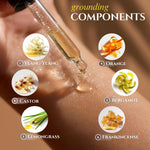 Load image into Gallery viewer, Anxiolytic Calming Essential Oil Blend for Relief & Relaxation 0.34oz Bergamot Orange Ylang Ylang Frankincense Lemongrass in Castor Oil Navel Patch & Skin Application Cold Pressed