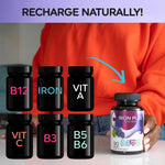Load image into Gallery viewer, Iron Plus Gummy Vitamin Iron with Vitamin C Made in USA Gummies for Adults &
