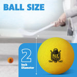 Load image into Gallery viewer, Mini Hockey Balls 12 Soft Foam Balls for Knee and Floor Hockey 2 Indoor Mini Hockey Balls