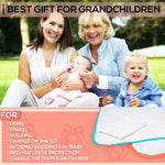 Load image into Gallery viewer, Portable Changing Pad Large Size 25.5 x31.5 inch 2 Pack Vinyl Waterproof Smooth
