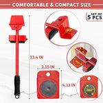 Load image into Gallery viewer, Furniture Moving Sliders Set Up to 220 lb Heavy Duty Moover Tool for Furnitures Non Scratching Design Smooth Glide Protects Floors Durable and Easy to Use for Home Office and Appliance Moving
