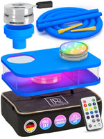 Load image into Gallery viewer, Royal Blue Hookah Set With Everything Premium Small Hookah Set With Case
