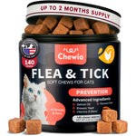 Load image into Gallery viewer, Flea Treatment for Cats Daily Oral Cat Flea and Tick Treatment Chews Chewable Kitten Flea Treatment Soft Treats for All Breeds & Ages Natural ChickenFlavor Flea and Tick Supplement for Cats