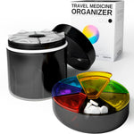 Load image into Gallery viewer, Large Supplement Organizer Bottle Pill Dispenser 2 in 1 Big Vitamin Holder and