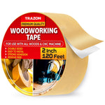 Load image into Gallery viewer, Double Sided Woodworking Tape 2 Inch x 120 Ft Double Face Woodworking Turner Tape Wood Crafter Double Stick Tape for Router Templates and Woodworking Tools Removable & Residue Free