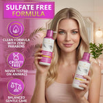Load image into Gallery viewer, Rice Water Shampoo and Conditioner Set 16 Fl Oz Set of 2 Sulfate Free and Paraben Free Blend for Thinning Hair Volume and Thickness for Fine Hair Volumizing Salon Quality For Women and Men