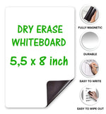 Load image into Gallery viewer, Small Dry Erase White Board Fridge Magnetic Shopping List A5 Size 5.5х8 Inch
