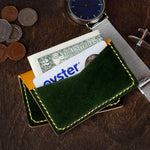 Load image into Gallery viewer, Leather Cardholder Wallet Compact Slim Design for Men and Women Front Pocket
