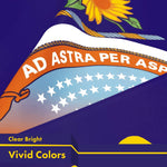 Load image into Gallery viewer, G128 3 Pack: Kansas KS State Flag 3x5 Ft LiteWeave Pro Series Printed 150D Polyester Indoor/Outdoor, Vibrant Colors, Brass Grommets, Thicker and More Durable Than 100D 75D Polyester