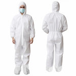Load image into Gallery viewer, Medical Disposable Coveralls for Adults XLarge Size Pack of 5 White PPE Suit