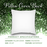 Load image into Gallery viewer, Christmas Decoration Farmhouse Cookie & Pine Spruce Waterproof Throw Pillow 18 x 18 in Set of 4, Beautiful Cushion Covers for Christmas Sofa Couch Decoration, Pillow Insert Included