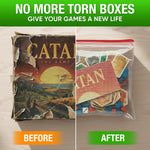 Load image into Gallery viewer, 5 Pack A3 Mesh Storage Bags with Zipper for Board Games Puzzles Mesh Bag with Zipper Plastic Mesh Zipper Pouch Document Bag Large Zip Pouch Board Game Storage Bags Waterproof Zipper Pouch