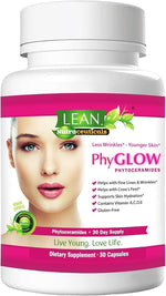 Load image into Gallery viewer, Phytoceramides 350mg Ceramide Skin Care Hydration Moisture Restoring Beauty Supplement with Multivitamins A, C, D, E, PhyGLOW Super Vegan Anti Aging Wrinkle Support Pills for Women and Men 30 Capsules