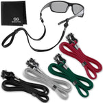 Load image into Gallery viewer, SIGONNA Eye Glasses String Holder Strap Eyeglass Straps Cords for Men Women Eyeglass Holders Around Neck Sunglasses String Chain Lanyard Retainer 4 Pcs Green Red