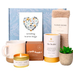 Load image into Gallery viewer, Get Well Soon Gift Box for Women Organic Self Care Package with Bath Bomb