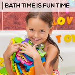 Load image into Gallery viewer, Foam Bath Toys for Boys Girls Non Toxic Wet & Stick Bathtub Alphabet 52 Pcs