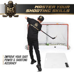 Load image into Gallery viewer, Shooting Pad 24x48 inch Shoot Like on Real Ice Practice Shooting Stickhandling Passing Skills on 8 sqft Convenient Off Ice Training Easy to Carry Synthetic Ice Mat